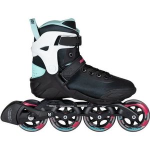 Powerslide Inline Skates Radon Teal 90 Softboot 83a Zwart Mt 36