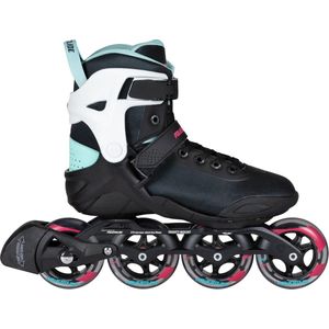 Powerslide Phuzion Radon Teal 90  Inlineskates - Maat 37 - Vrouwen - zwart/mintgroen/wit/roze