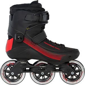 Powerslide Swell 100 Skates  Inlineskates - Maat 45 - Unisex - Zwart - Rood