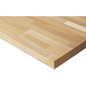 eurokraft pro Werkbankblad, blad van massief beukenhout, breedte 2000 mm, dikte 40 mm