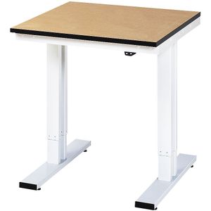RAU Werktafel, elektrisch in hoogte verstelbaar, hoogte 720 - 1120 mm, MDF-blad, b x d = 750 x 800 mm