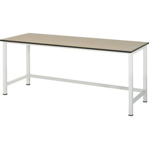 RAU Werktafel voor werkpleksysteem Serie 900, hoogte 825 - 1025 mm, MDF-blad, breedte 2000 mm