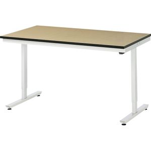 RAU Werktafel, elektrisch in hoogte verstelbaar, kunststof gecoat plaatmateriaal, draagvermogen 150 kg, b x d = 1500 x 800 mm