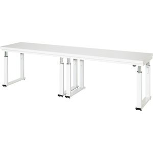 RAU Werktafel, elektrisch in hoogte verstelbaar, hoogte 740 - 1140 mm, blad van hard laminaat, b x d = 3000 x 700 mm