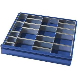 RAU Lade-indeling, 3 scheidingswanden, 16 dwarsschotjes, voor ladehoogte 180 - 270 mm