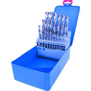 PTG 234501150 Profiline HSS spiraalboor, DIN 345, type N, rechts, zwart, MK 1 Morsekegel, 11,5 mm nominale diameter, 175 mm lengte, 94 mm spanlengte