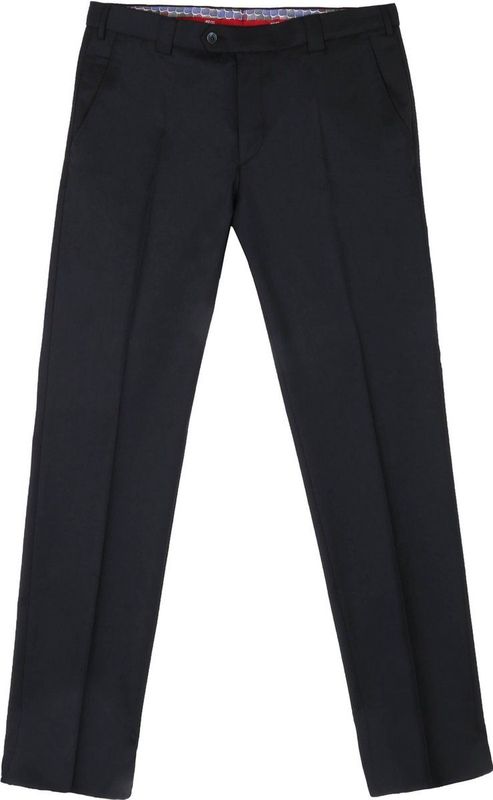 Meyer - Pantalon Roma - Donkerblauw - Polyester/Wol/Elastaan