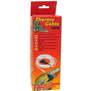 Lucky Reptile Thermo Cable - 100 W terrarium verwarmingskabel - 10 m waarvan 1,5 m koude kabel - snelle verwarming en gelijkmatige warmte - waterdichte siliconen - accessoires voor terrarium