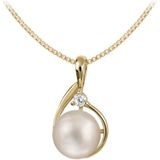 Jacques Lemans - Halsketting - Zilver - Gekweekte Parel - 45 cm