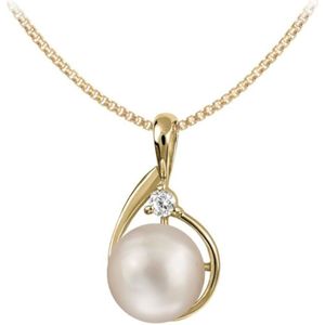 Jacques Lemans - Halsketting - Zilver - Gekweekte Parel - 45 cm