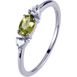 Jacques Lemans - Ring - Zilver - Zilver - Peridoot - 1.4 mm