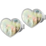 Jacques Lemans - Oorknopjes - Parelmoer - Roestvast Staal