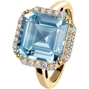 Jacques Lemans - Ring - Zilver - 925 / - zilver - Edelsteen: Topaas