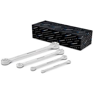MATADOR 0221 9080 set dubbele ringsleutels, 4-delig, E 6 x 8 - E 20 x 24