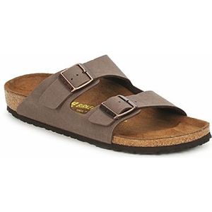 BIRKENSTOCK ARIZONA Birko-Flor Nubuck, uniseks sandalen voor volwassenen, bruin (MOCCA), 3.5 UK (36 EU), Bruine Mocca, 3.5 UK