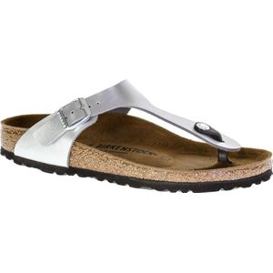 Birkenstock Gizeh - Slippers - Silver - Smal - Maat 41