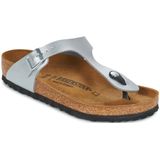 Birkenstock Gizeh Women Silver Birko-flor Regular