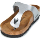 Birkenstock Gizeh Zilver Birko-Flor, Zilver, 37 EU