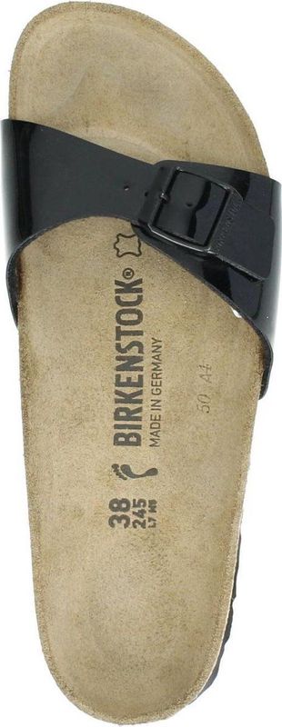 Birkenstock - Madrid - Slippers - Black - Kunstleer