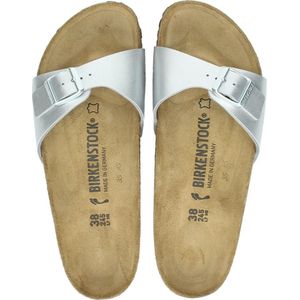 Birkenstock Madrid Slippers zilver Synthetisch