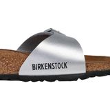 BIRKENSTOCK - Madrid - Muiltjes - Zilver - Synthetisch Materiaal