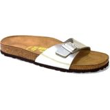 BIRKENSTOCK - Madrid - Muiltjes - Zilver - Synthetisch Materiaal