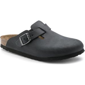 Birkenstock - Boston Sandalen - Bruin - Gewaxed Nubuck