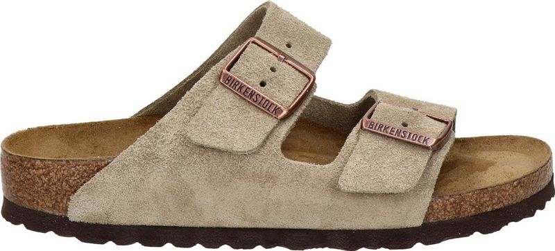 Birkenstock - Arizona Sfb Vl - Leren Sandalen - Zwart - Leer