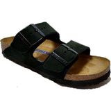 Birkenstock - Arizona Suede SF - Sandaal - Black - Suède
