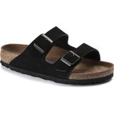 Birkenstock - Arizona Suede SF - Sandaal - Black - Suède