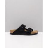 Birkenstock - Arizona Suede SF - Sandaal - Black - Suède
