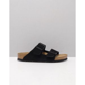 Birkenstock - Arizona Suede SF - Sandaal - Black - Suède