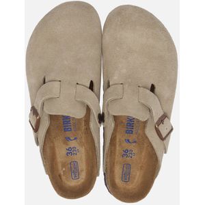 Birkenstock - Boston - Slipper - Taupe - Smal Voetbed