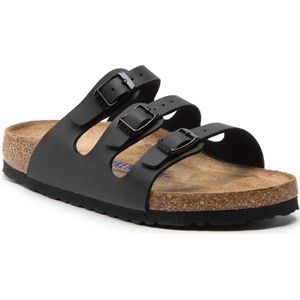 Birkenstock - Florida - Sandalen - Zwart - Synthetisch - Anatomisch Voetbed