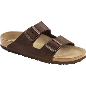 Birkenstock ARIZONA NU OILED HABANA - Volwassenen Heren slippers - Kleur: Bruin - Maat: 41