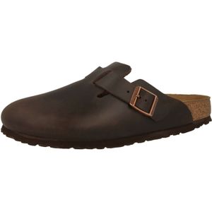 Birkenstock - Boston - Muiltjes - Effen - Leer - Anatomisch Gevormd Voetbed
