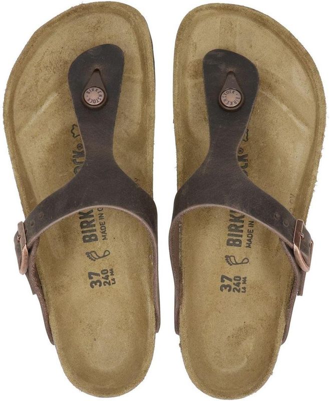 Birkenstock - Gizeh - Slippers - Bruin - Anatomisch Voetbed