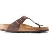 Birkenstock Gizeh Slippers Tobacco Brown Narrow-fit | Bruin | Nubuck | Maat 36 | 943813