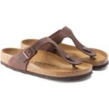 Birkenstock Gizeh Slippers Tobacco Brown Narrow-fit | Bruin | Nubuck | Maat 36 | 943813