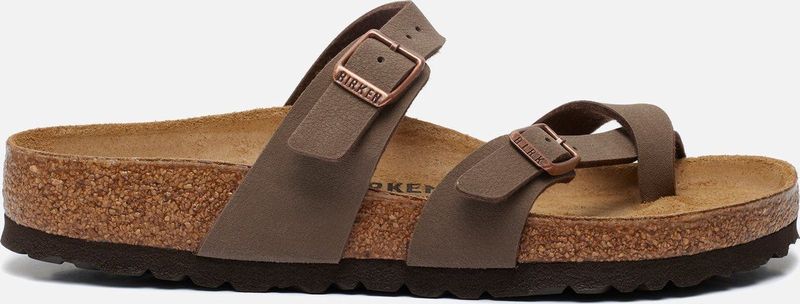 BIRKENSTOCK Mayari Zehentrenner für Damen und Herren Made in Germany normale Breite 0071061 Mocca-Braun