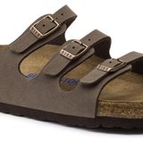 Birkenstock - Dames Sliders - Bruin - Birkoflor - Kunstleer