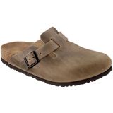 Klompen in leer Boston BIRKENSTOCK. Leer materiaal. Maten 41. Kastanje kleur