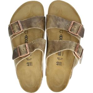 Birkenstock - Arizona - Slipper - Taupe - Leer