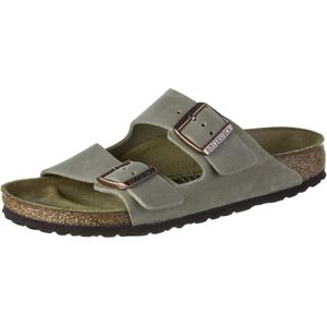 Slipper Birkenstock Unisex Arizona Oiled Leather Tabacco Brown Narrow