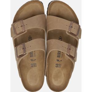 Birkenstock Arizona slippers bruin  - Maat 43