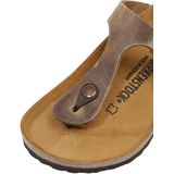 BIRKENSTOCK Gizeh Damen Zehentrenner Sandale Made in Germany Sommer-Schuhe normale Breite 943811 Hellbraun