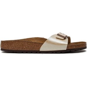 Birkenstock Madrid Dames Slippers Small fit - Pearl White
