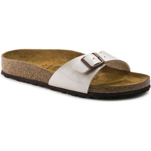 Birkenstock Madrid Dames Slippers Small fit - Pearl White - Maat 36