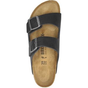 BIRKENSTOCK - Arizona Slippers - Zwart - Nubuck - Unisex