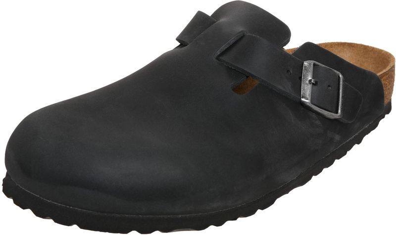 Birkenstock, Heren, Schoenen, Zwart, Maat: 41 EU Leer,